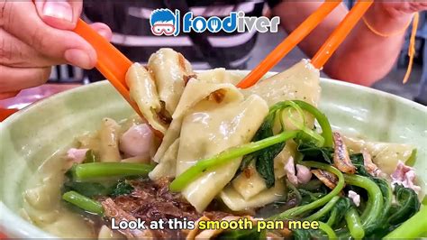 We're a foodie page, when there's good food, there's us. Unique Smooth Spinach Pan Mee in Seri Kembangan - YouTube