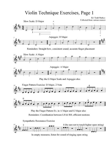 1893 composer time period comp. Beginner violin exercises. Will come in handy during my lessons! | Free Violin Sheet Music ...
