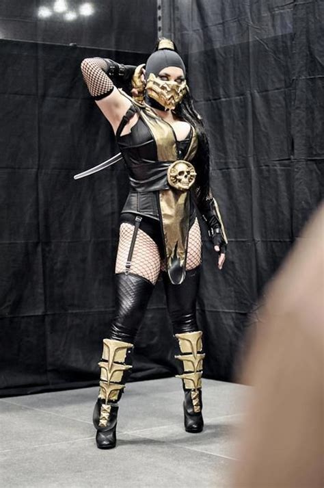 Scorpion Female Version Mortal Kombat Cospaly Bethany Maddock In
