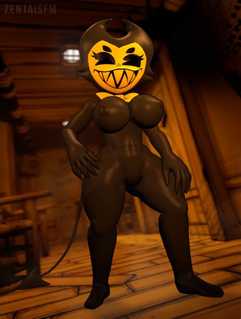 Rule 34 1girls 3d Bendy Bendy And The Ink Machine Bendy Fem Big Breasts Bow Bowtie Darling