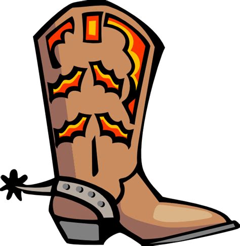 Cowboy Boot Clip Art At Vector Clip Art Online Royalty