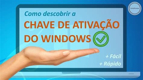 Como Descobrir Chave De AtivaÃ§Ã£o Do Windows Ou Office Instalado