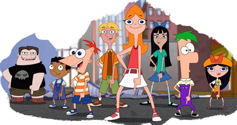 Phineas And Ferb And The Gang By Kraucheunas On Deviantart