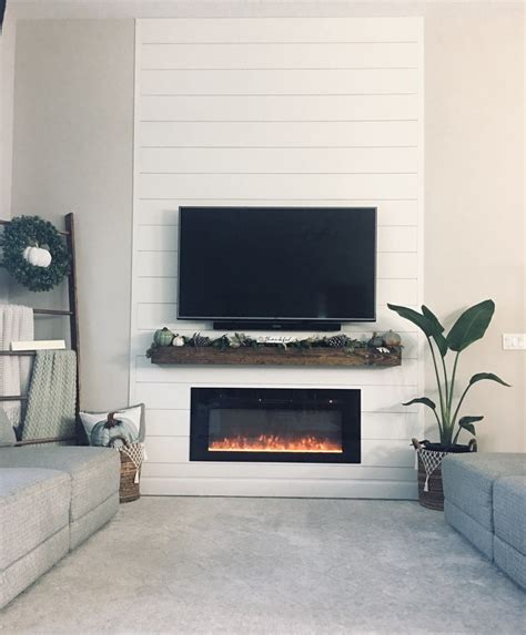 Diy Easy And Affordable Farmhouse Shiplap Fireplace Wall Shiplap