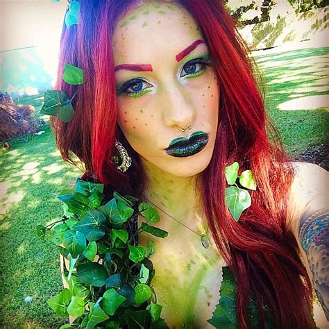 Poison Ivy Makeup Cosplay Costume Comics Poison Ivy Makeup