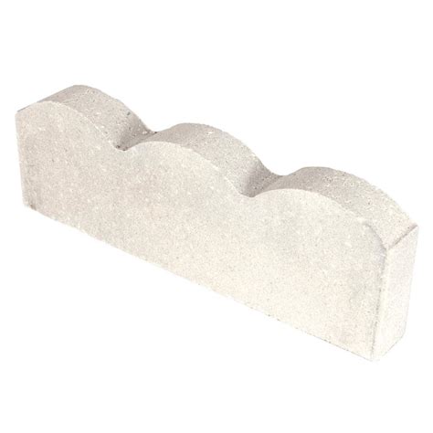 Scalloped Concrete Edge Blocks