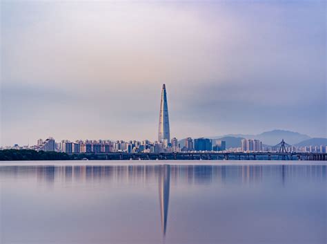 Building City Reflection Seoul Skyscraper South Korea Wallpaper