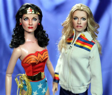 Wonder Woman Lynda Carter Meets Bionic Woman Doll By Noeling On Deviantart