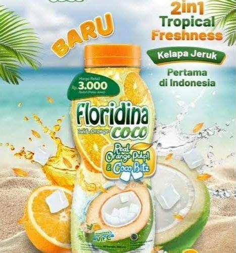 1 Karton Floridina Varian Rasa Jeruk Dan Kelapa Lazada Indonesia