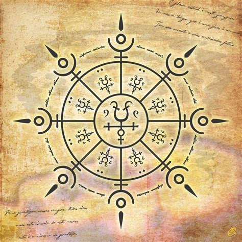 Sigils And Symbols Protect Magic Circle Type 8 By Dazuma At