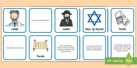 Judaism Definitions Matching Cards Judaism Word Cards Definitions