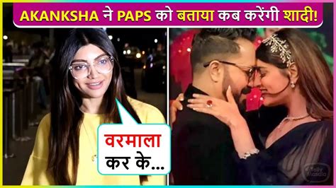akanksha finally reveals when she will get married to mika singh youtube