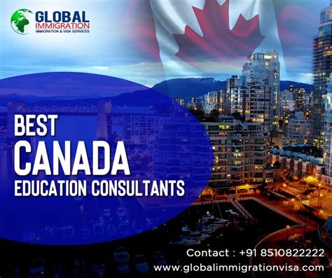 An Advertisement For The Best Canada Education Consultants Contest With