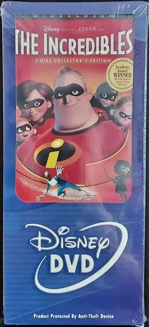 Incredibles Dvd 2 Disc Set Widescreen Collectors Edition Retail Long