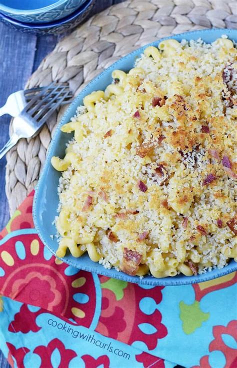 Chipotle Bacon Macaroni And Cheese Cooking With Curls