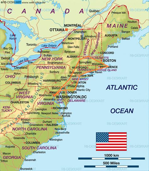 Ambitious And Combative East Coast Map