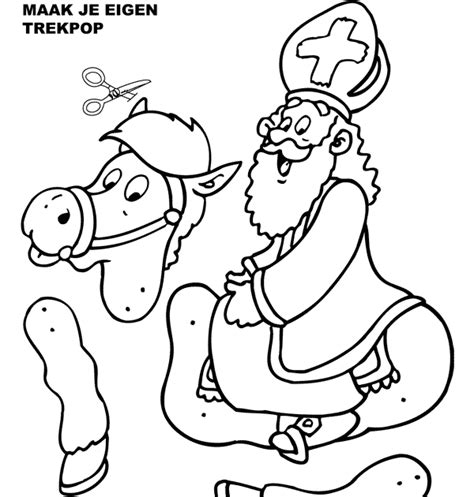 Sinterklaas Kleurplaat Met Ameriko