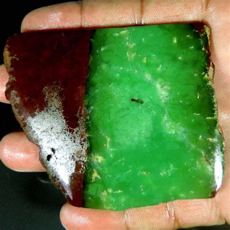 22570cts Awesome Natural Green Chrysoprase Polished Slab Rough Loose