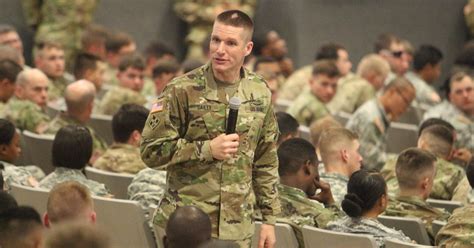 Sergeant Major Of The Army Briefs Soldiers