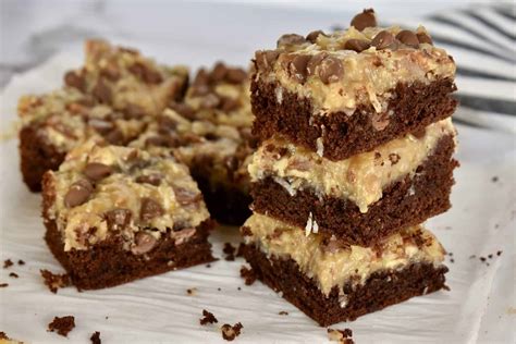German Chocolate Brownies Cake Mix This Delicious House