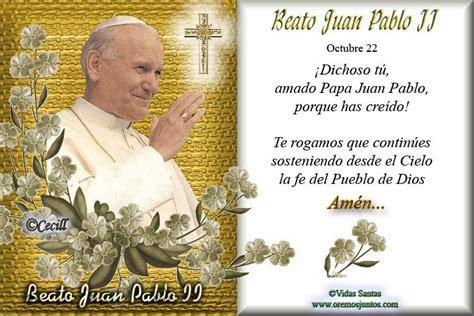 Juan pablo ii es quizás el papa más reconocido y nombrado en la historia de la iglesia católica 【actualizado 2019】. Imágenes de Cecill: Estampita y Oración a Juan Pablo II