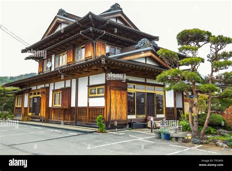 Traditional Japanese House At Oshino Hakkai Village Fuji Five Lake