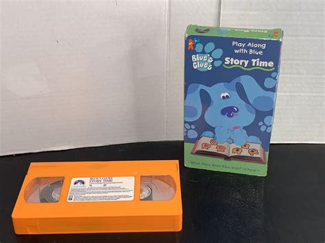 Blues Clues Story Time Vhs 1998 Play Along With Blue Vintage Nick Jr