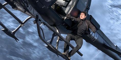 Tom Cruise Parachutes Out Of Helicopter In Mission Impossible Stunt