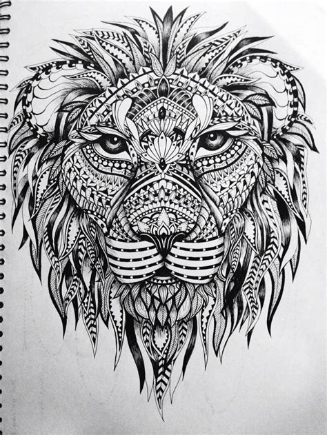 Free Free 318 Lion Head Lion Mandala Svg SVG PNG EPS DXF File