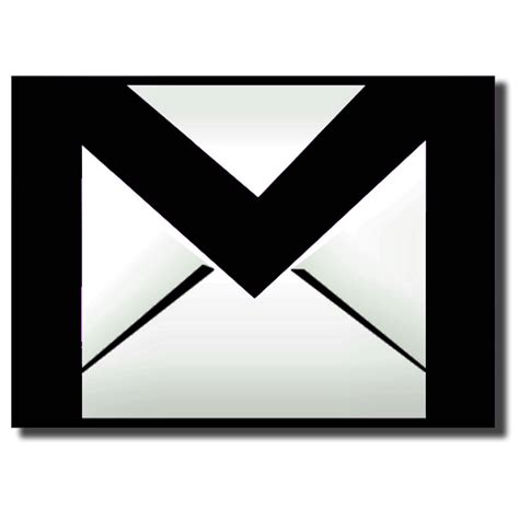 Black Gmail Icon Png Transparent Background Free Download 11189