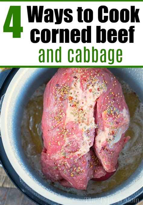 Preheat the oven to 300 degrees f (150 degrees c). Cooking Corned Beef and Cabbage · The Typical Mom
