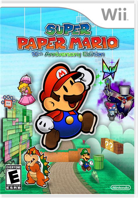 Super Paper Mario 10th Anniversary Edition Wii By Fawfulthegreat64 On