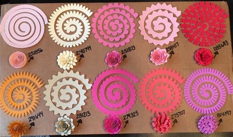 Cricut Paper Flowers Rolled Paper Flowers Paper Flowers Diy Paper