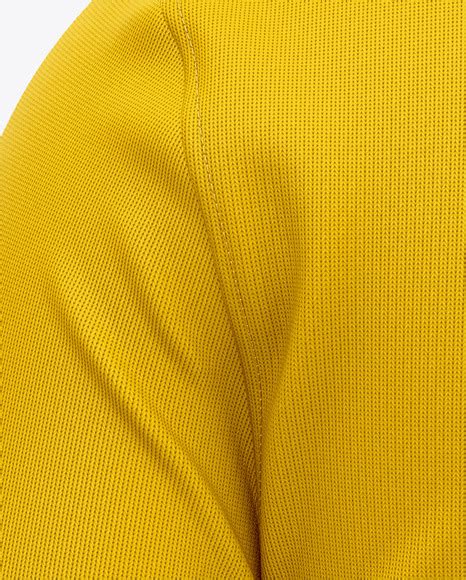 Download Men's Quarter Zip Sweatshirt Mockup - Back View Of Zipped ...