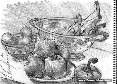 How to create excellent observational drawings 11 tips. Drawing and Sketching by Artist Bernard Garcia: Drawing Still Lifes in the Winter Season