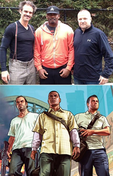 The Gqanda ‘grand Theft Auto V Actors Talk Franklin Michael And Crazy