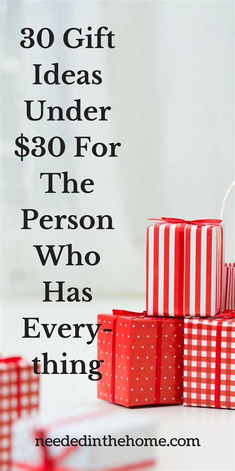 50 gifts for every woman in your life (even if she says she already has everything). 30 Gift Ideas Under $30 For The Person Who Has Everything