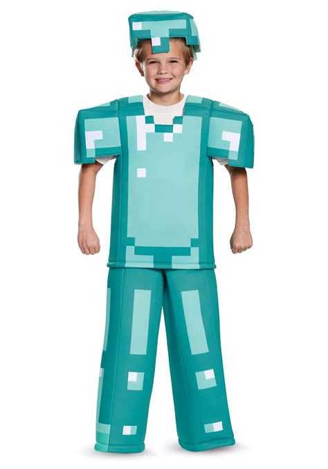 To survive in minecraft, you need tools, weapons, and armor. Prestige Minecraft Armor Costume for Children