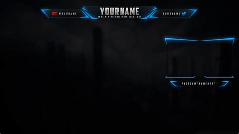 14 Custom Twitch Overlays Psd Images Twitch Overlay Blank Twitch