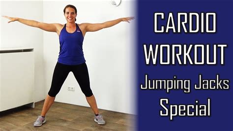 20 Minute Jumping Jack Hiit Workout Jumping Jacks Cardio Workout