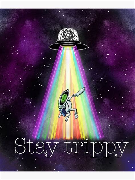 Stay Trippy Sticker By Phsyconautics Redbubble