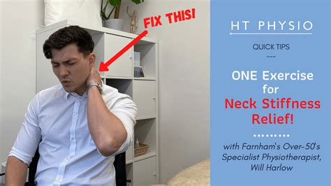 ONE Exercise To Relieve A Stiff Neck Quick Tips HT Physio