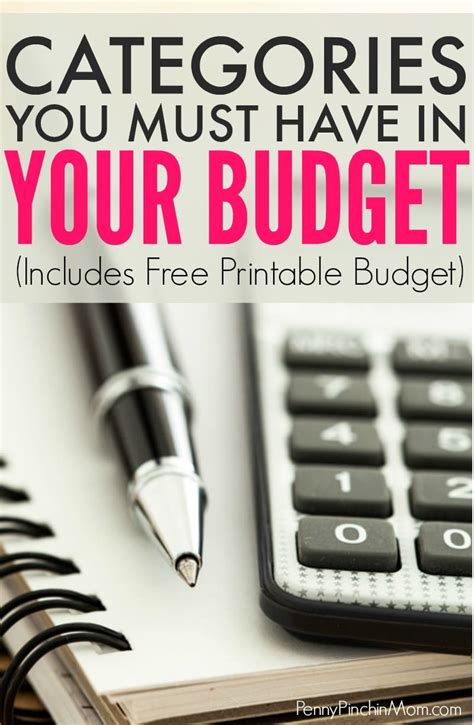 Household Budget Categories Your Key To Budgeting Success
