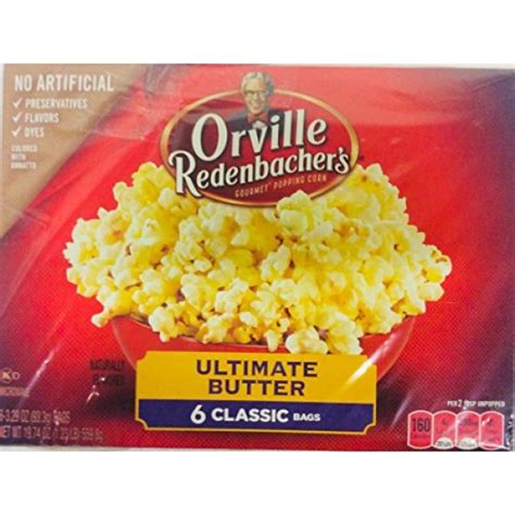 Orvillle Redenbachers Ultimate Butter Microwave Popcorn