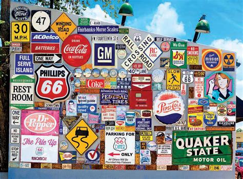 Get it as soon as tue, jan 19. Old Ad Signs, Road Signs, and Vehicle License Plates on ...