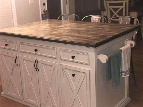 Michaela's kitchen island is the perfect blend of functionality and rustic beauty. Pin on Kitchen Makeover