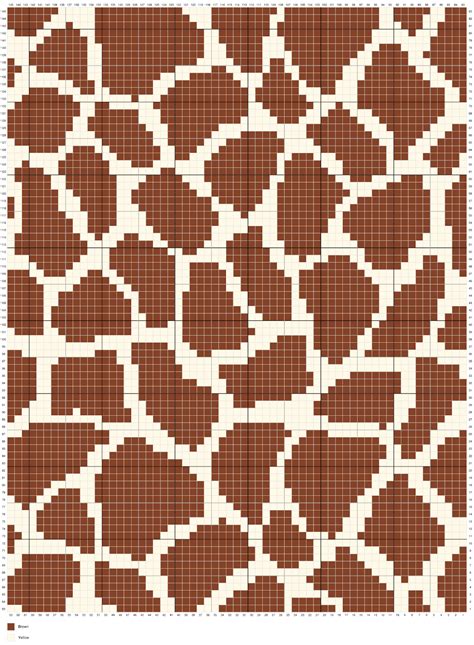 How to make a giraffe print pattern. Giraffe Print C2C Blanket - FREE GRAPH | Tapestry crochet ...