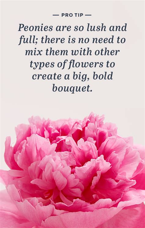 They are related to ranunculus so the flowers are similar. Peonies are one of the few flowers that look best all on ...