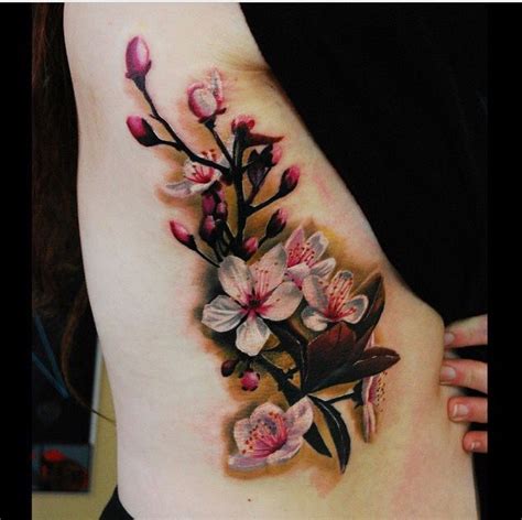 Cherry Blossom Tattoo Hình Xăm Ngầu Hình Xăm Cánh Tay Hình Xăm Hoa