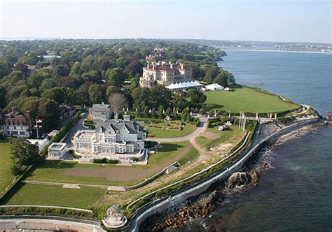 A Helicopter View Of The Breakers Mansion In Newport Ri Mansions